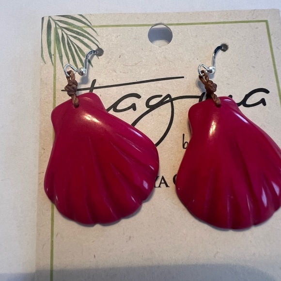 New Tagua Fair Trade Ecuadorian Earrings - Picture 3 of 5